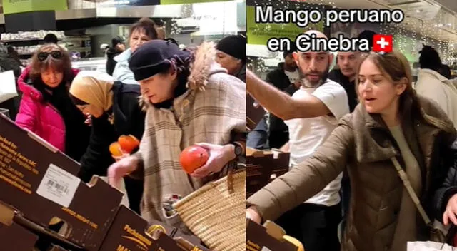 Mango peruano en Suiza es una sensación y video sorprendió a los usuarios.