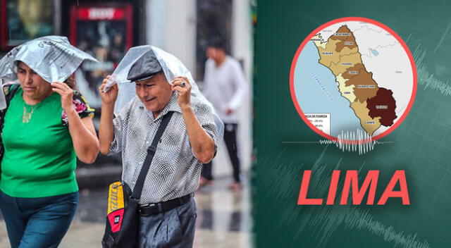 Llovisna en Lima sobre Lima ha sorprendido tras percibirse fuerte bochorno en Lima.