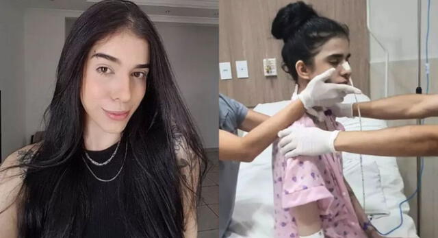 Thais Medeiros de Oliveira es una joven de 25 años que sufrió una reacción alérgica al oler un frasco de pimientos.