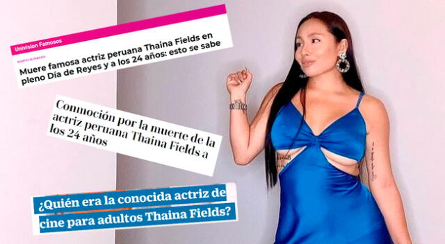 De esta manera medios internacionales replicaron la muerte de Thaina Fields.