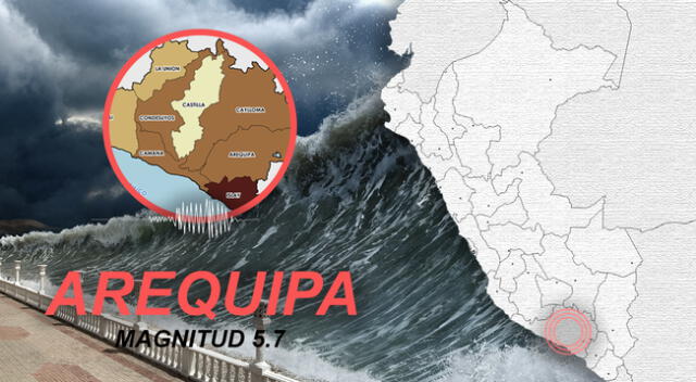 El temblor en Camana no generó alerta de Tsunami, según Hidrografía del Perú.