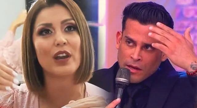 Karla Tarazona multiplica por cero a Christian Domínguez en el canto.