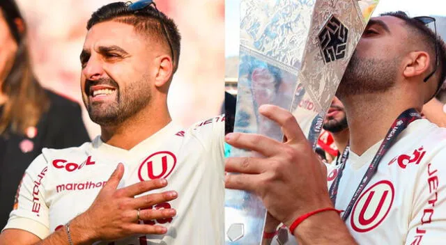 Luis Urruti se despide de Universitario con el título de campeón.