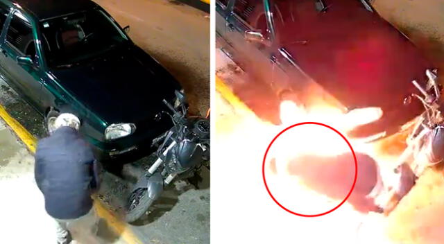 Delincuente se prende en llamas al intentar incendiar un automóvil en Cuautitlán