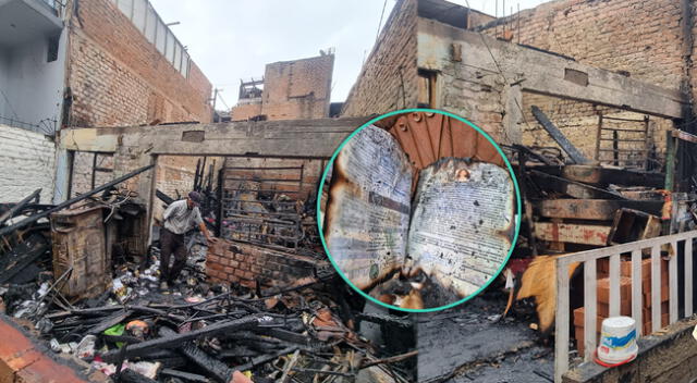 Familias lo pierden todo en terrible incendio en vivienda de El Rímac.