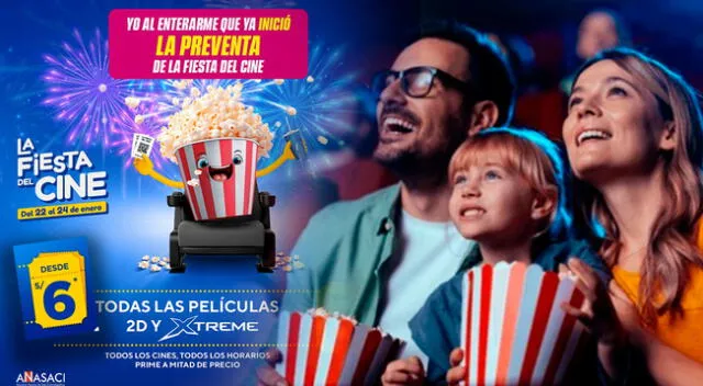 Conoce los cines disponibles para esta promoción.