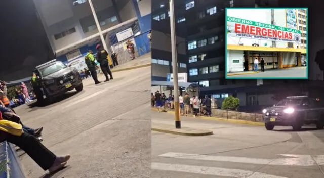 Balacera en Hospital Carrión del Callao movilizó a la Policía Nacional del Perú.