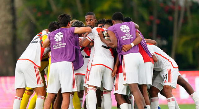 La arenga de la selección peruana tras vencer a Chile.