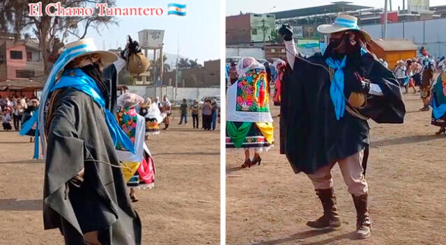 Joven venezonalo demuestra su talento con popular danza típica