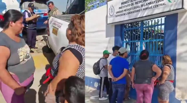 Niño acompañó a su abuela a la morgue de Chiclayo y se entera que su papá estaba en el lugar.