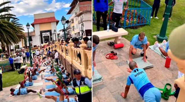 Los cusqueños llegaron a Cajamarca y tenían planificados sus entrenamientos.