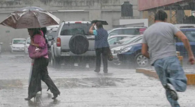 Senamhi subrayó que en estas regiones del Perú lloverá intensamente por dos días consecutivos.