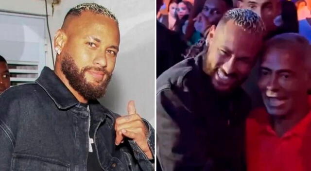 Neymar mostró deslucida figura que sorprendió en las redes sociales.