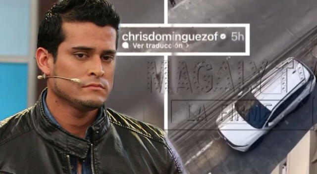 Christian Domínguez quiso pasar por desapercibido su encuentro con Mary Moncada.