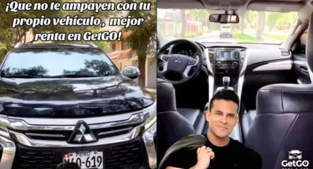 Empresa peruana aprovecha ampay de Christian Domínguez y llama a rentar un carro.