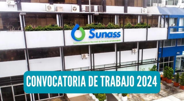 Entérate todos los detalles de la convocatoria de trabajo de la SUNASS. Entérate todos los detalles de la convocatoria de trabajo de la SUNASS.