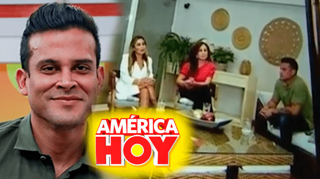 Christian Domínguez y su aparición en América Hoy tras ser ampay de 'Magaly TV La Firme'.