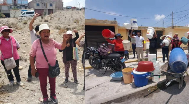 Arequipa en crisis. Ya van tres días sin agua y las protestas a lo largo de la ciudad no se han hecho esperar.