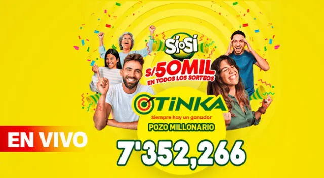 El pozo millonario de la Tinka se sorteó este domingo 11 de febrero a las 10:50 p.m.