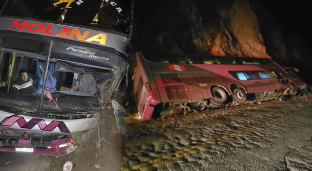 Despiste de bus en Huancayo felizmente no terminó en una tragedia.