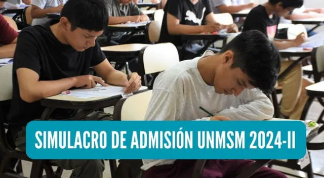 El examen de admisión de San Marcos 2024-II está programado para los primeros días de marzo.