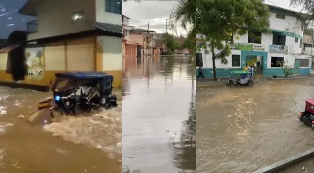 Intensa lluvia dejó a Piura inundada y pobladores están atemorizados.
