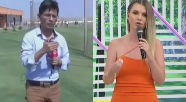 Periodista parchó a Brunella Horna tras decir que él no tiene información privilegiada.