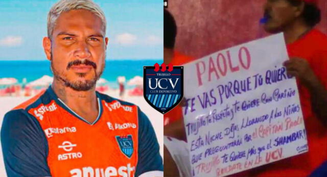 El mensaje de un hincha de César Vallejo a Paolo Guerrero para que se quede en el club trujillano.