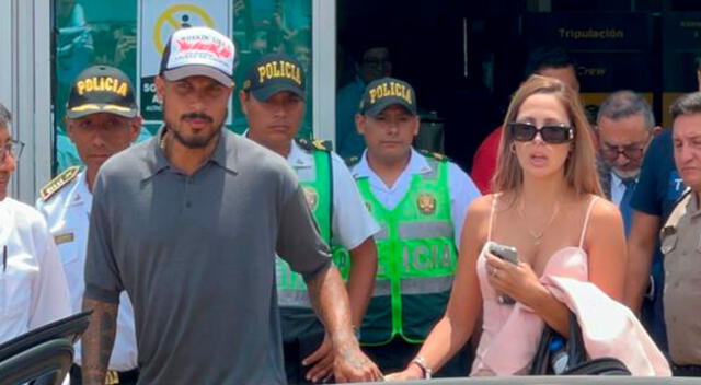 Paolo Guerrero y Ana Paula Consorte ya se encuentran en Lima.