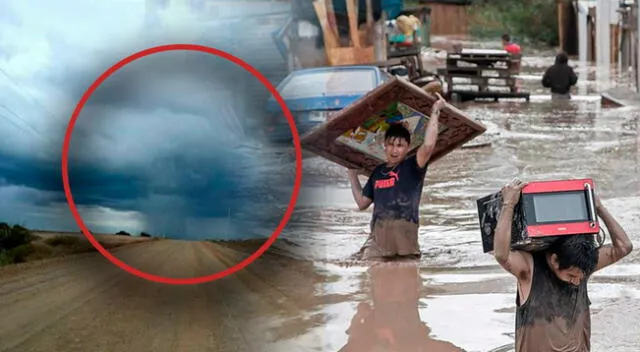 Gigantesca nube amenaza con fuertes lluvias en Piura.