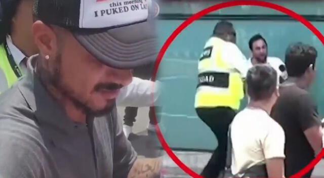 Reportero pasó un difícil momento al tratar de conseguir declaraciones de Paolo Guerrero.