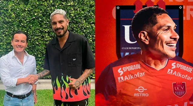 Llegaron a un acuerdo. Paolo Guerrero y Richard Acuña sellaron su reunión con esta fotografía.