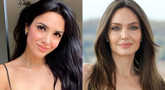 Rosángela Espinoza insinuó que tiene un gran parecido a la actriz Angelina Jolie.