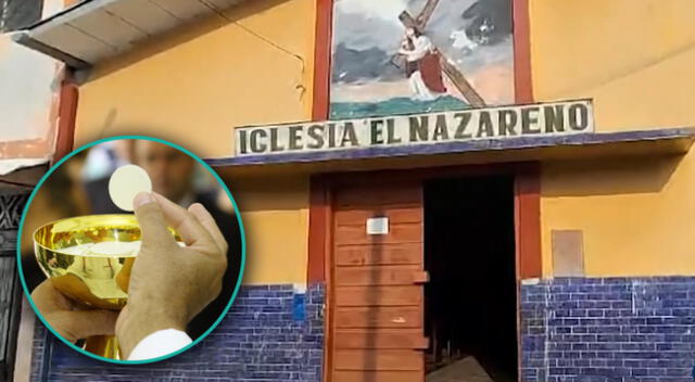 Delincuentes roban en iglesia de Iquitos y se llevan las hostias de la misa.