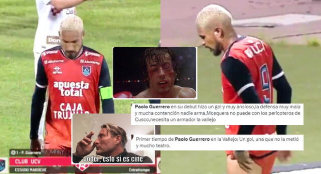 Peruanos en X reaccionan tras empate de César Vallejo vs. Cusco FC con presencia de Paolo Guerrero.