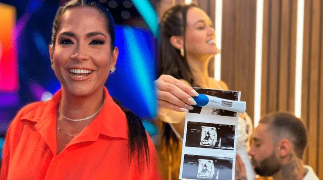 Katia Palma felicita a Angie Arizaga y Jota Benz por el embarazo.