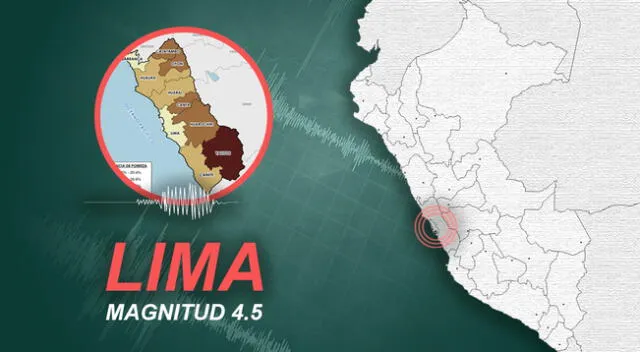 Temblor en Lima alarmó a la población.