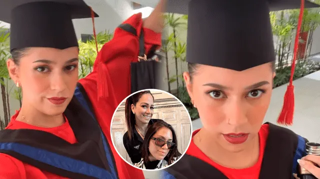 Gianella Marquina se graduó en la universidad.