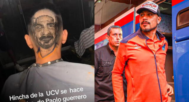 Hincha de Paolo Guerrero pide corte con su cara en la cabeza y es viral en redes sociales.