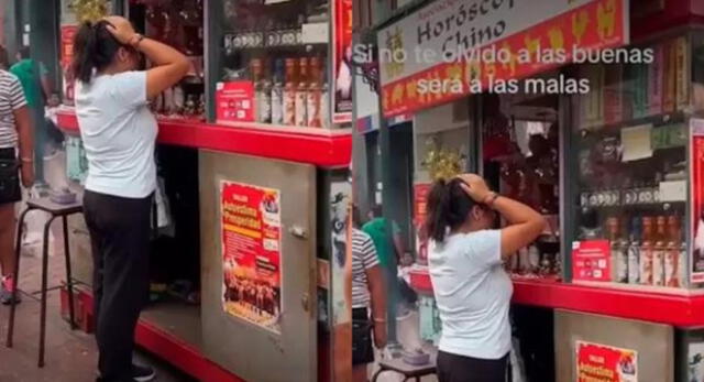 Peruana se va al Barrio Chino para una limpia y olvidar a su ex y es viral en TikTok.