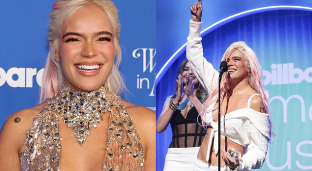 Karol G fue premiada como la Mujer del Año en los Billboard 2024.