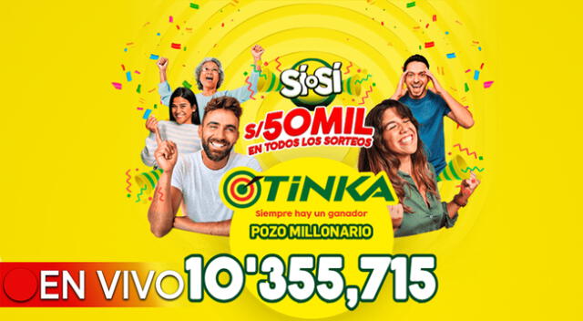 El pozo millonario de la Tinka se sorteó este domingo 10 de marzo a las 10:50 p.m.