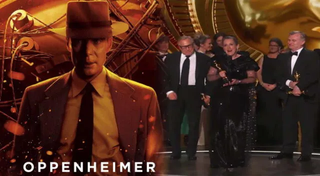 Oppenheimer gana premio a mejor película en los Oscar 2024.