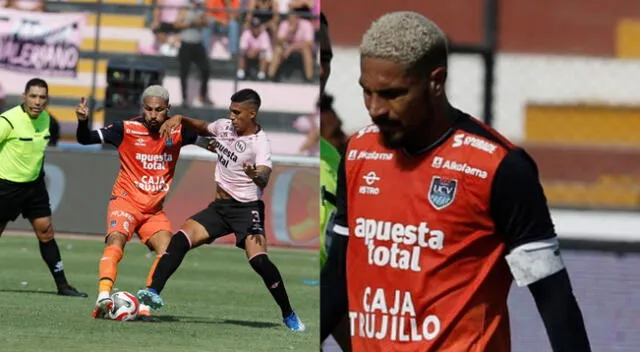 Paolo Guerrero volvió a ser blanco de las faltas por parte de la defensa de Sport Boys.