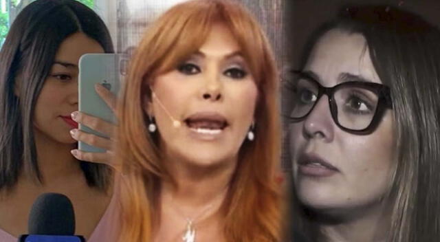 Magaly Medina cuadró a Yiddá por apoyar críticas a su reportera Priscila Mateo.