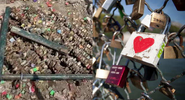 Candados del Parque del Amor en Miraflores fueron retirados y en TikTok es viral.