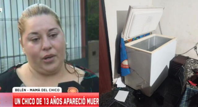 Madre encontró muerto a su hijo de 13 años dentro de una congeladora en Córdoba, Argentina.