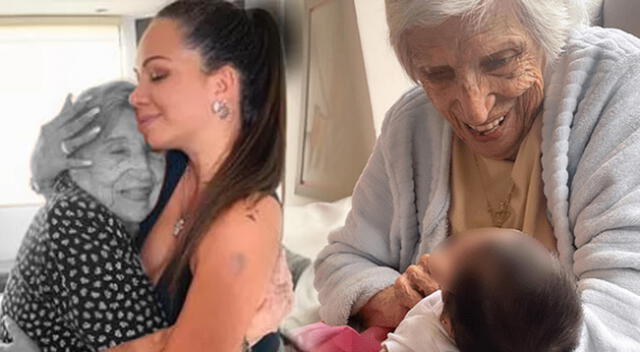 Melissa Klug se pronuncia por la PARTIDA de su abuelita con sentido mensaje: "Cuídame siempre"