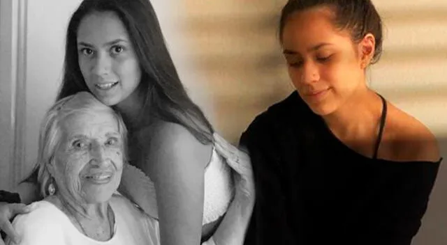 Gianella Marquina sufre por la pérdida de su bisabuela.