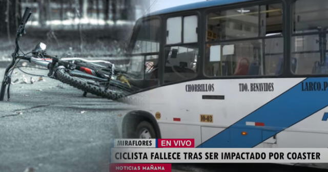 Ciclista muere atropellado tras impacto de bus conocida como la "ex Orión".